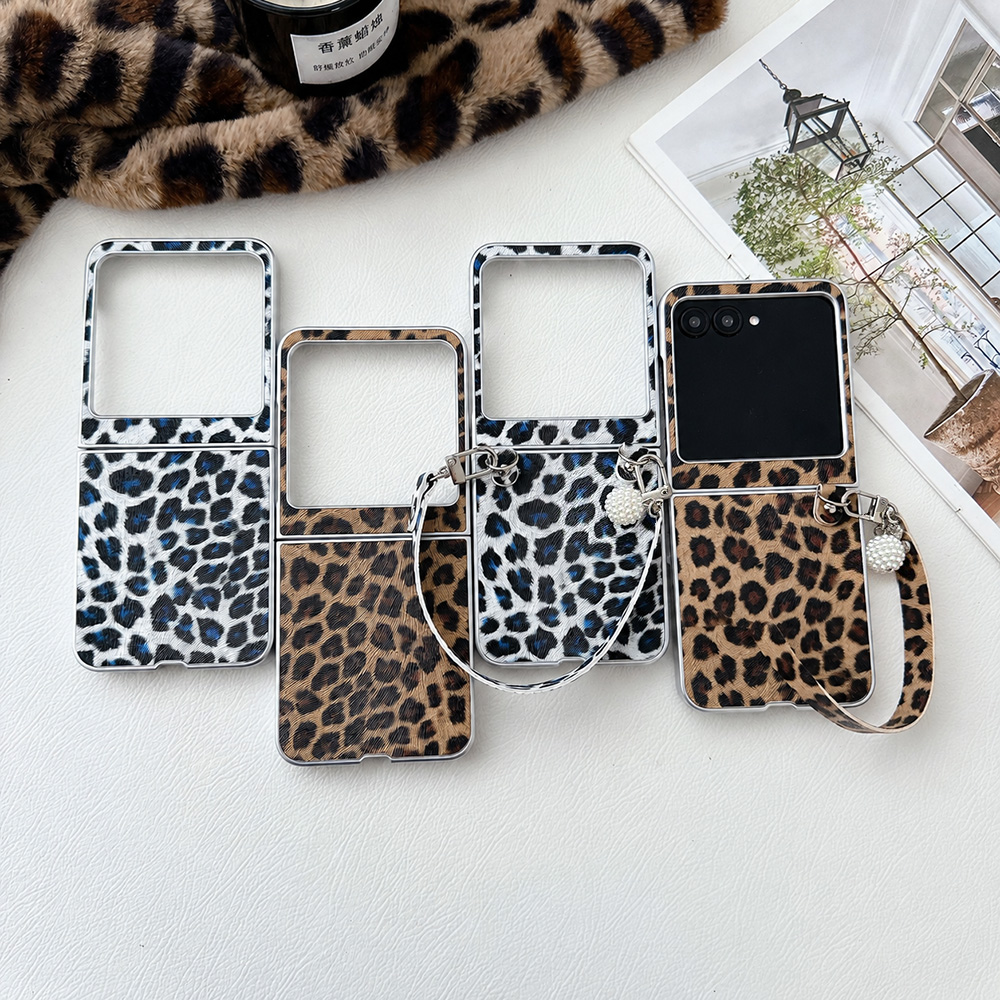 Leopard Print Folding Flip Pho - Phone Accessories Useful ulasan dan harga
