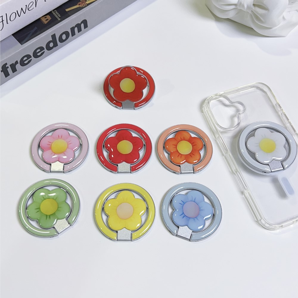 Flower Magnetic Foldable Kicks - Phone Accessories Useful ulasan dan harga