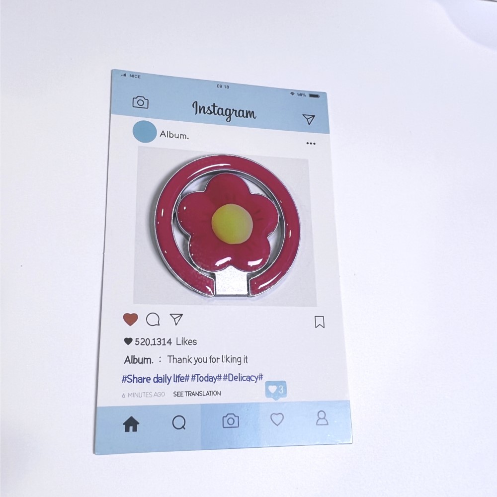 Flower Magnetic Foldable Kicks - Phone Accessories Useful ulasan dan harga
