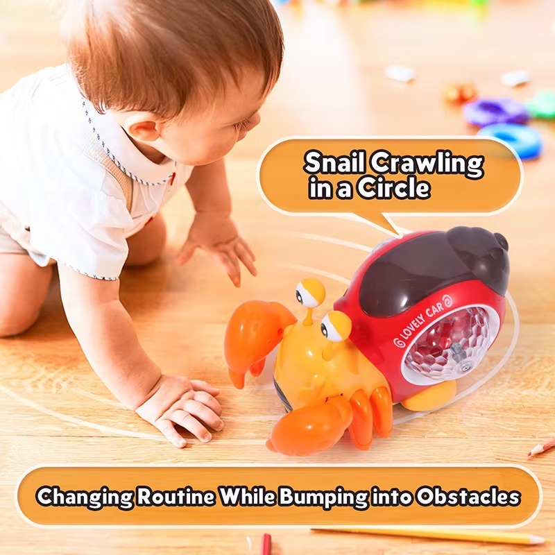 Luminous Snail Toy,Baby Electr - Phone Accessories Baby ulasan dan harga