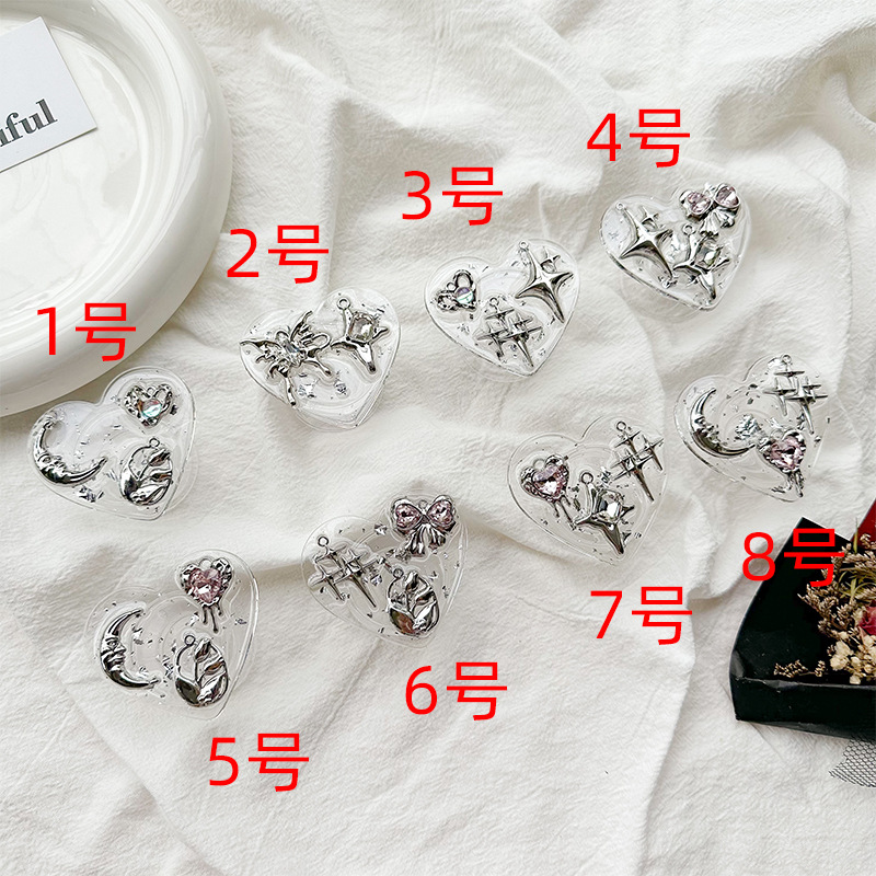 Clear Heart Phone Grip Holder  - Phone Accessories Useful ulasan dan harga