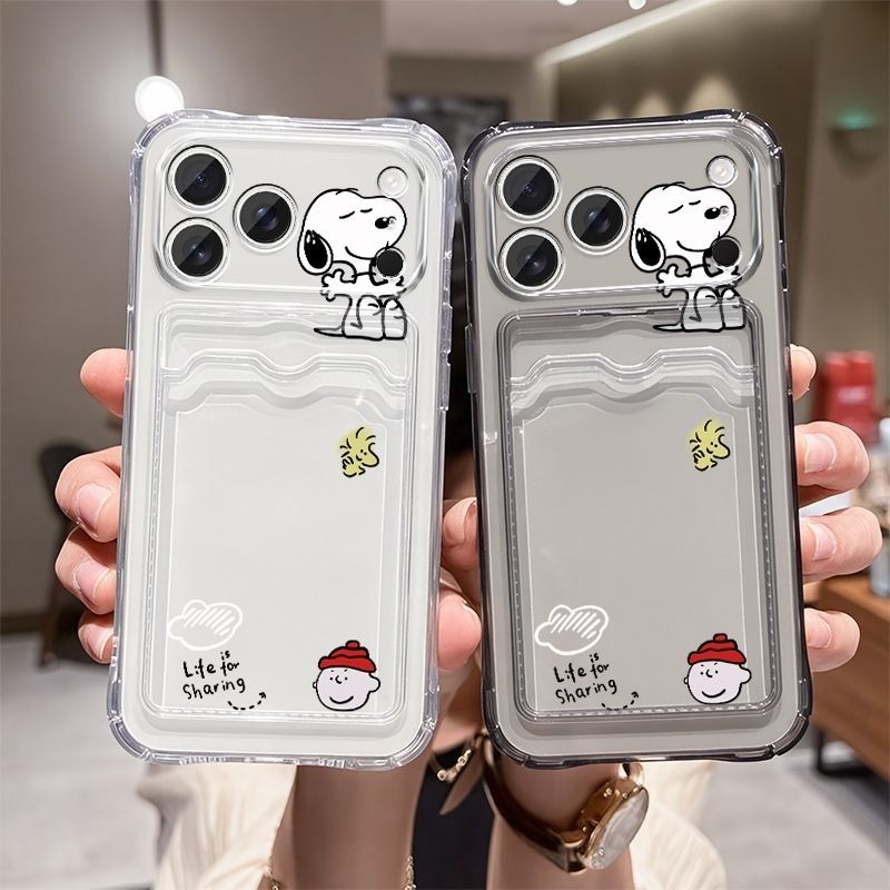 Anime Snoopy Soft Card Slot Po - Phone Accessories Box Set ulasan dan harga