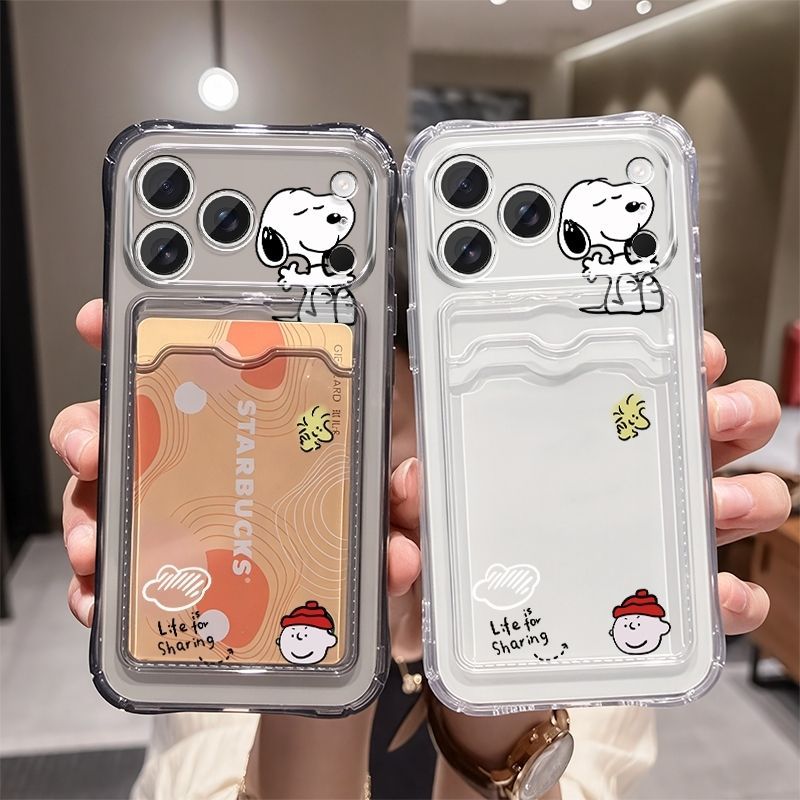 Anime Snoopy Soft Card Slot Po - Phone Accessories Box Set ulasan dan harga