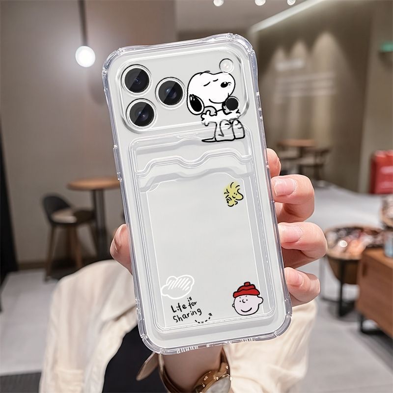 Anime Snoopy Soft Card Slot Po - Phone Accessories Box Set ulasan dan harga