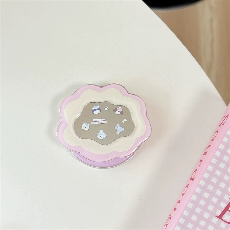 Cartoon Mirror Telescopic Phon - Phone Accessories Useful ulasan dan harga