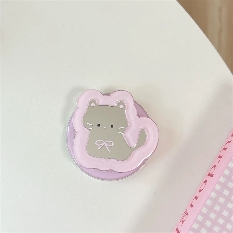 Cartoon Mirror Telescopic Phon - Phone Accessories Useful ulasan dan harga