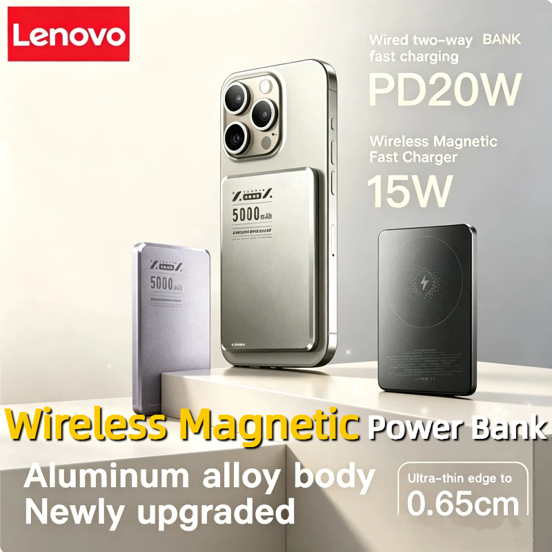 Lenovo10000mAh Ultra Slim Magn - Power Bank Slim ulasan dan harga