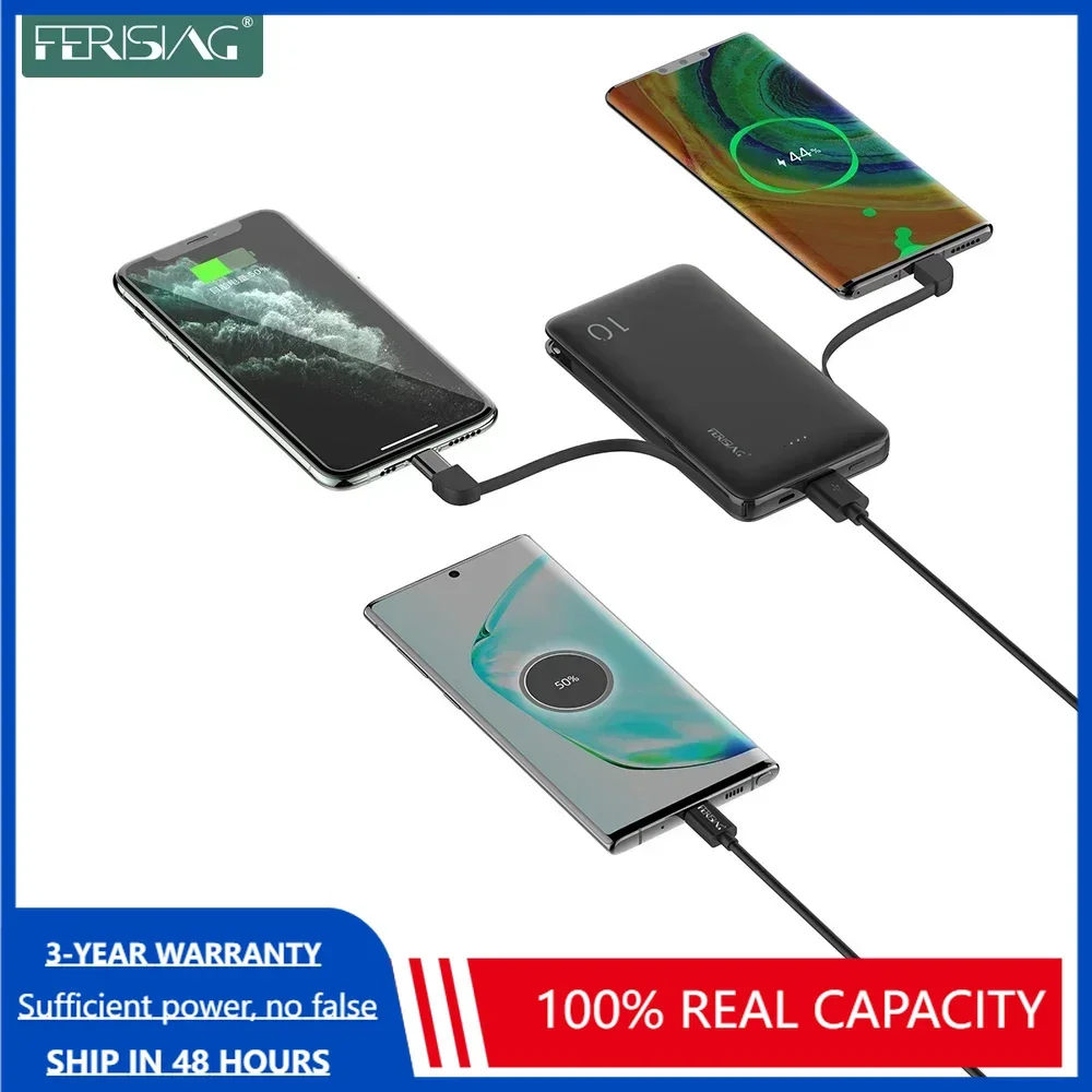 FERISING 3IN1 10000mAh Power B - Power Bank Slim ulasan dan harga