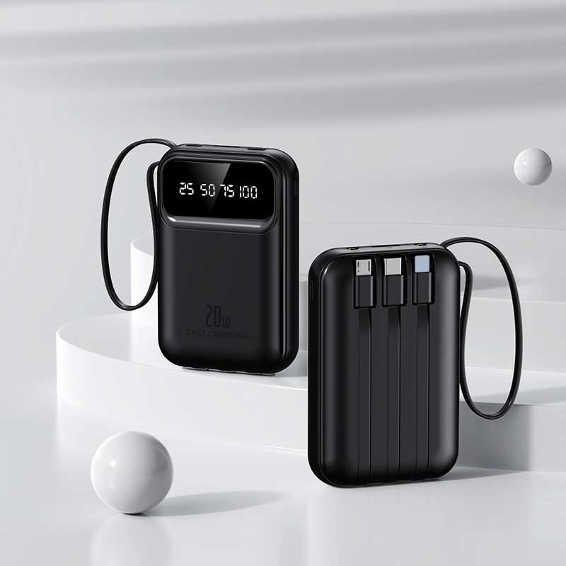 50000mAh 4 In1 Built-in Cable  - Power Bank Slim ulasan dan harga