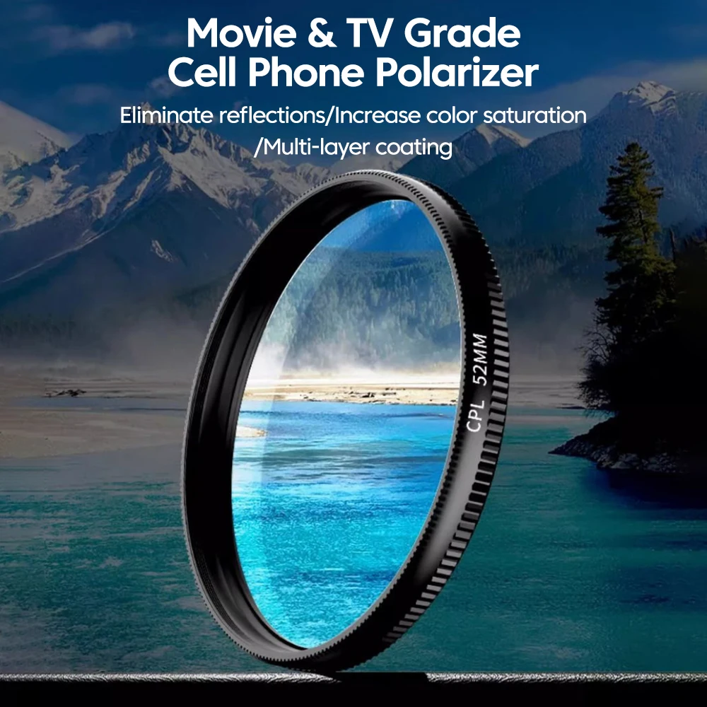 New 52mm CPL Mobile Phone Lens - Phone Accessories Useful ulasan dan harga