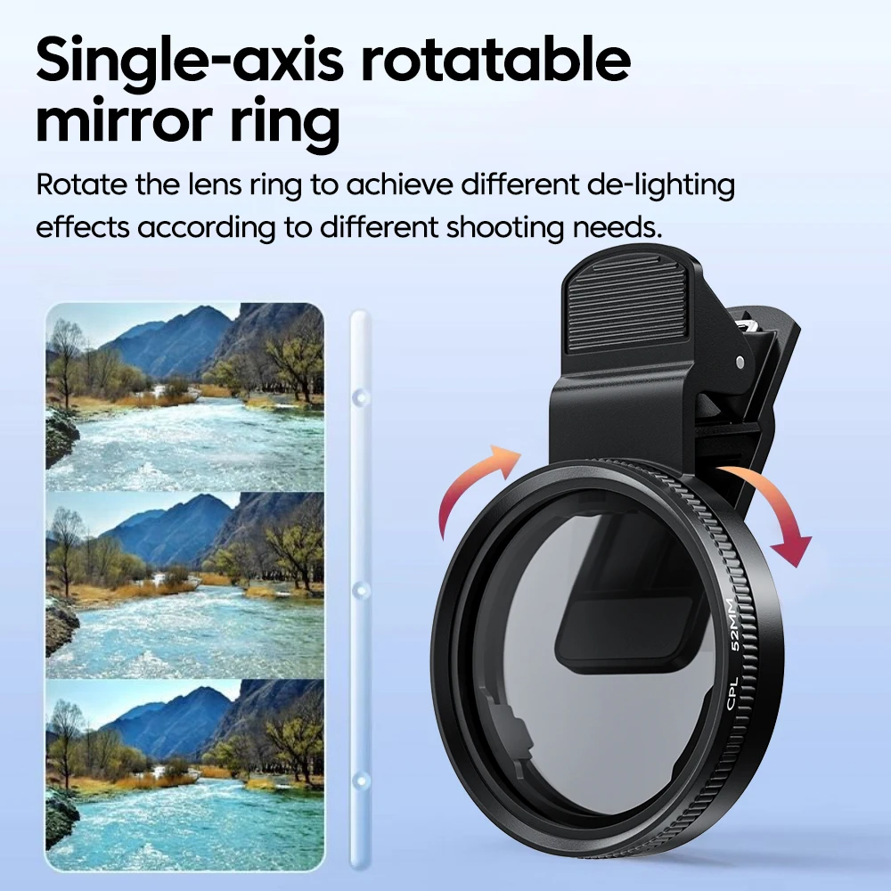 New 52mm CPL Mobile Phone Lens - Phone Accessories Useful ulasan dan harga
