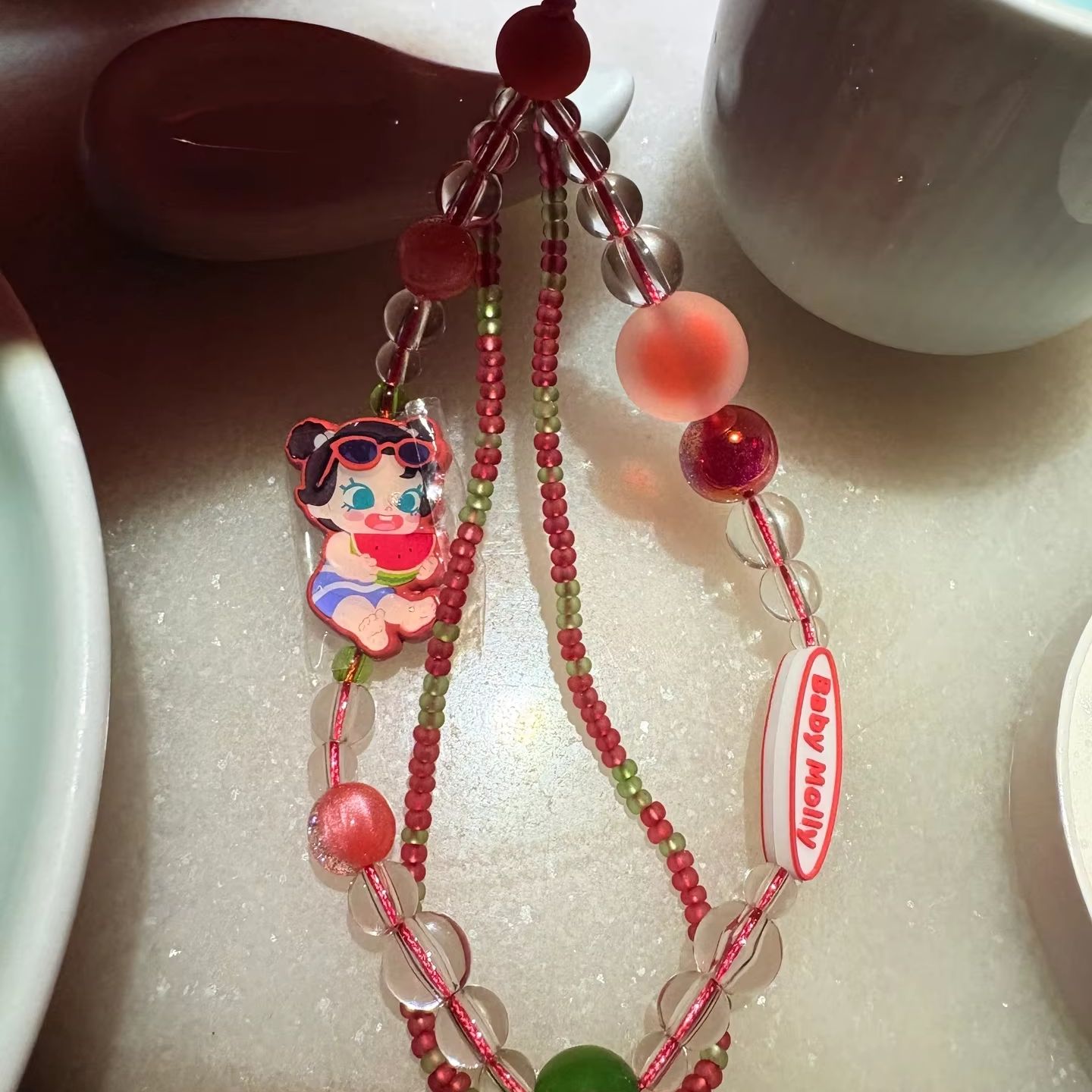 POPMART Baby Molly Fruit Adds  - Phone Accessories Baby ulasan dan harga