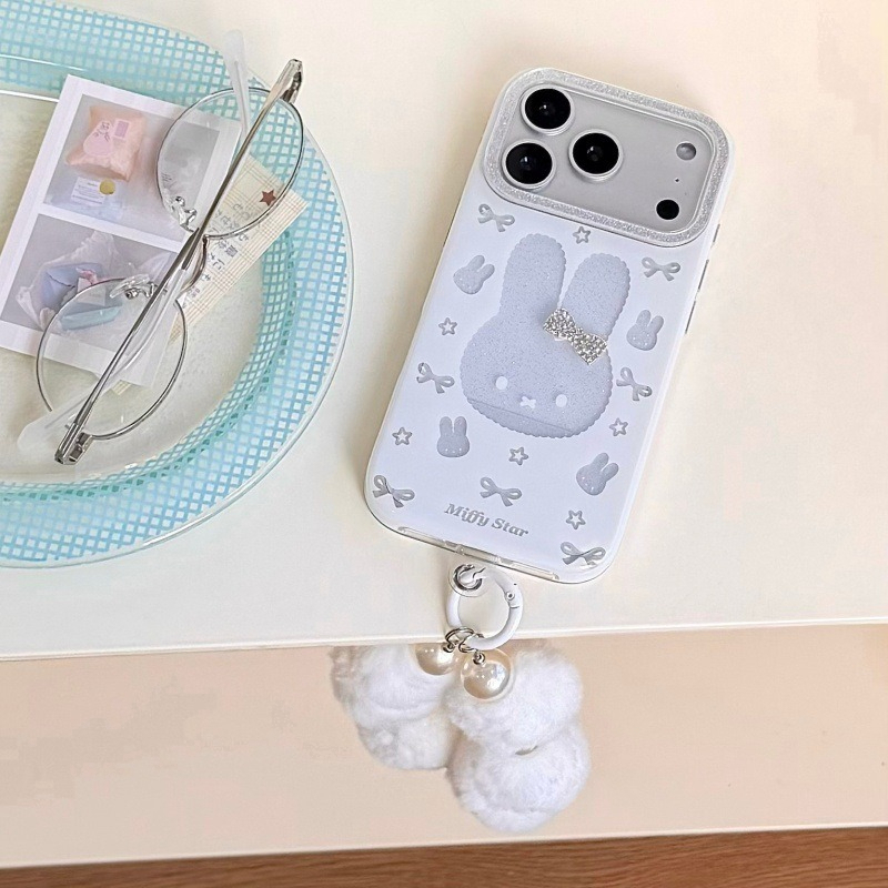 Kawaii Miffy Phone Case for IP - Phone Accessories Box Set ulasan dan harga